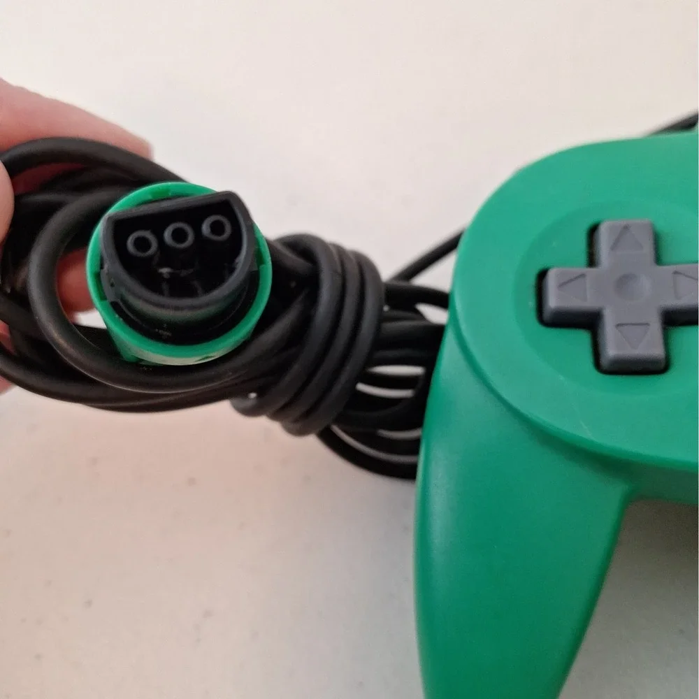 Official Nintendo 64 Controller OEM N64 Color Green UNTESTED